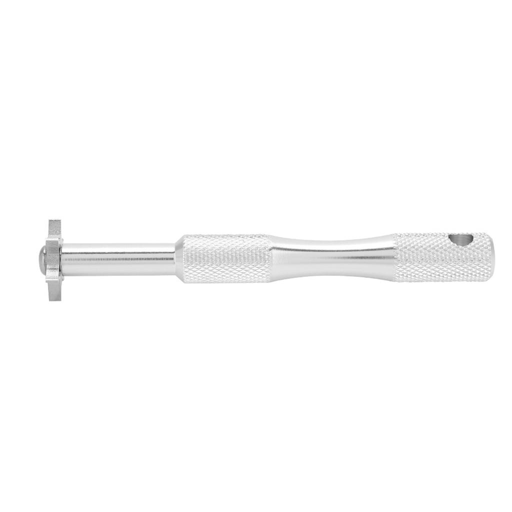 Golf Club Groove Sharpener Tool with Multi Angle Shape Mouth Cutters (Silver)