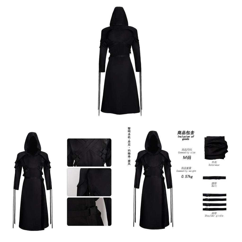 Dead By Daylight The Ghost Face Cosplay Costume With Polyester Spandex For Anime Role Playing Fans