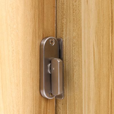 Verrou de porte Loquet La plupart des loquets de porte Flap Verrouillage Sécurité Renforcée Exquise Acier Inoxydable Argenté Pour la Plupart des Loquets de Porte Flap Sécurité