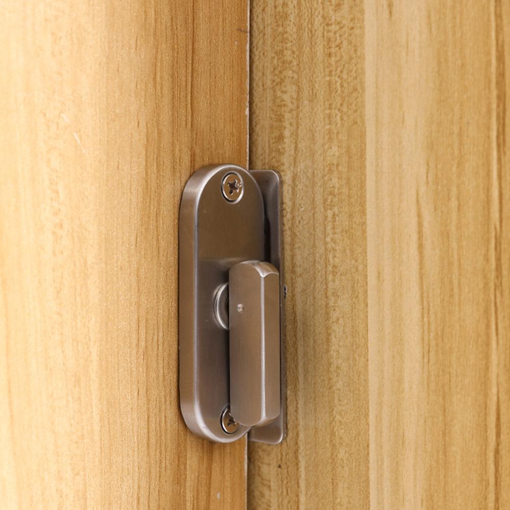Latch Door Lock Most Door Flap Locks Exquisite Reinforced Safety Silver Stainless Steel For Most Door Flap Locks Safety
