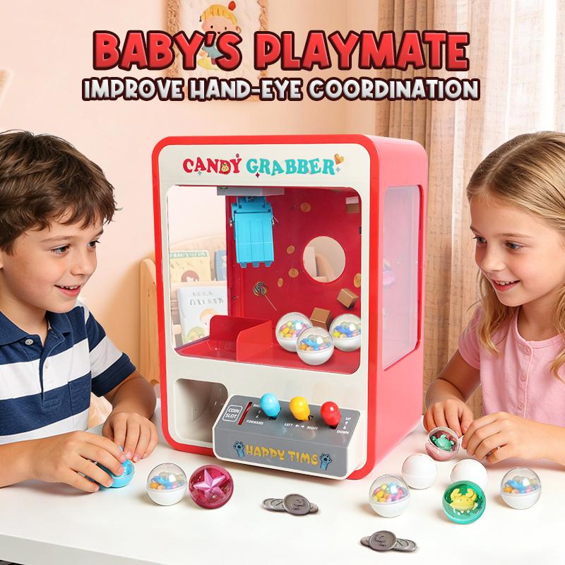Children'S Candy Claw Machine Kids Toys Doll Machine Arcade Claw Machine Retro Carnival Music Coin Operated Game Birthday Gifts