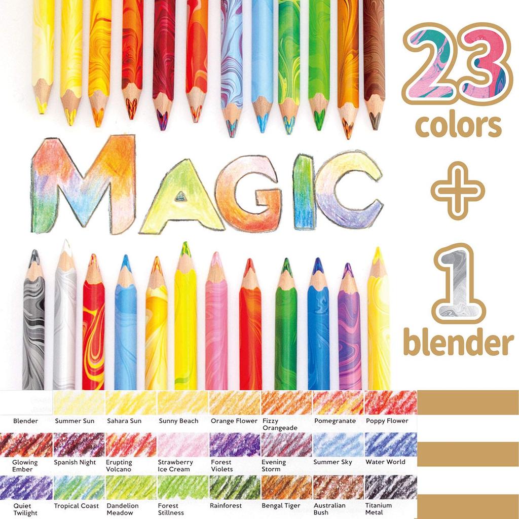 Kohinoor Magic Pencils, 24-Color Set, KH3408-24