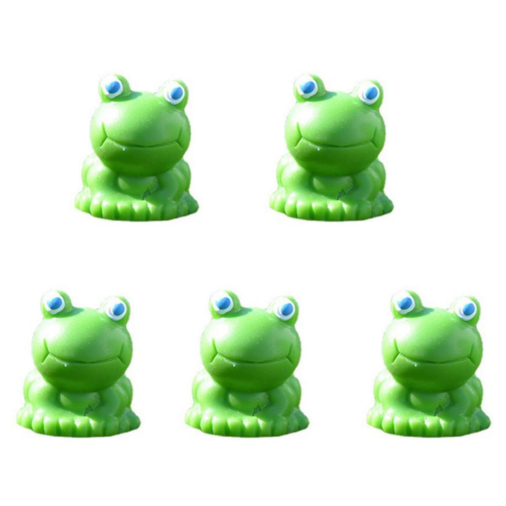 Decoration Figurine Home Resin Blue Eye Frog Miniatures Fairy Garden Bonsai Decor Micro Landscape