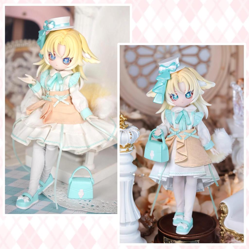 Blind Doll Blind Scale BJD Articulated Anime Gift for Ages Made of PVC Includes Collectible Figure Box 1/8 Doll, Figure, Doll, Girls, 15+, & ABS,