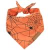 Halloween Dog Bandanas, Skulls Pumpkins Patterns Pet Scarf, Reversible Dog Triangle Scarf, Fall Dog Bibs, Pet Accessories For Halloween Holiday Costum