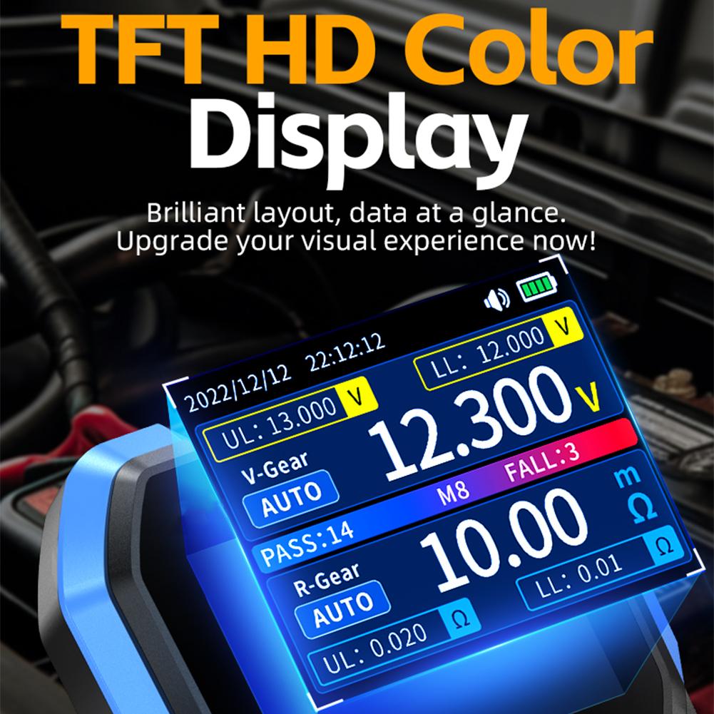 For FNIRSI HRM-10 Battery Voltage Internal Resistance Tester High-precisio Lithium Iron Phosphate Battery Test Meters