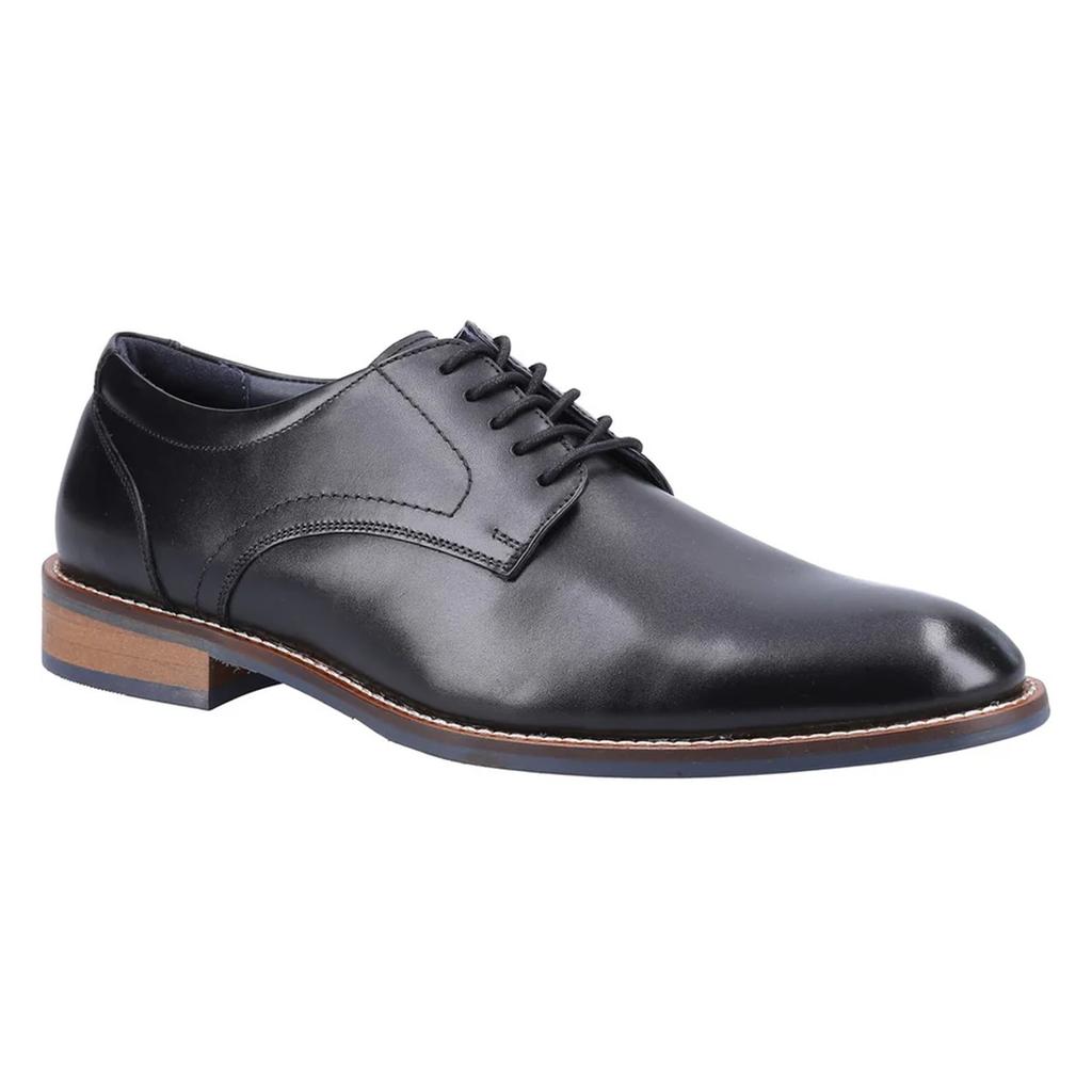 Hush Puppies Mens Damien Leather Lace Up Shoes