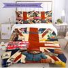 3pcs Duvet Cover Set (1*Duvet Cover + 2*Pillowcase, Without Core), Paddington Bear Print Soft All‑Season Bedding Set, Home Bedroom Decor Gift