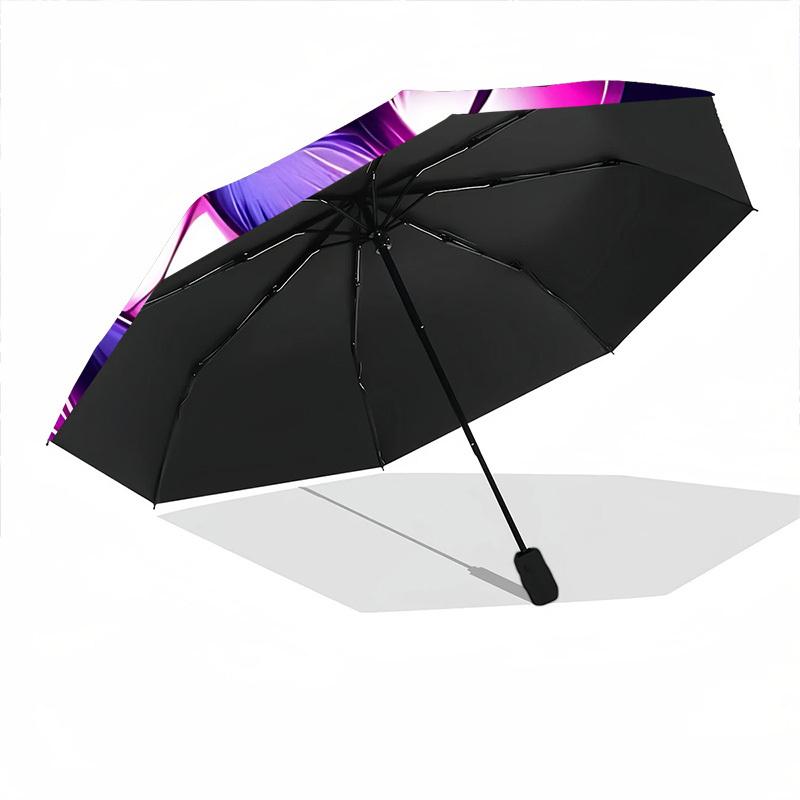 1pc Fantasy Cat Automatic Open/close Umbrella, 8-Rib Sturdy Structure, Portable Travel Umbrella, Parties, Everyday Use, 11124