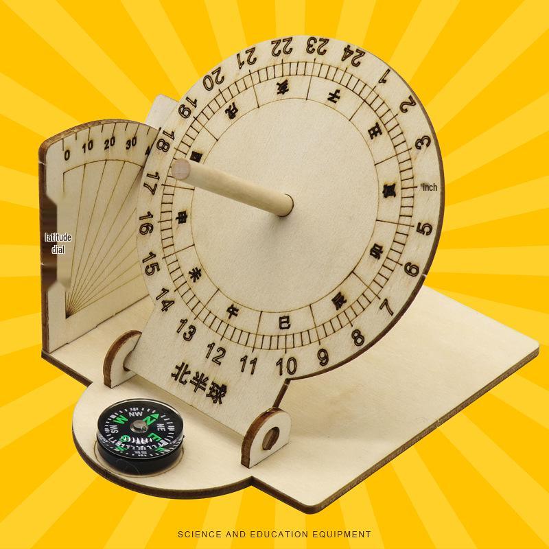 Sundial Children s Science DIY Kit: Solar Clock Experiment & Invention