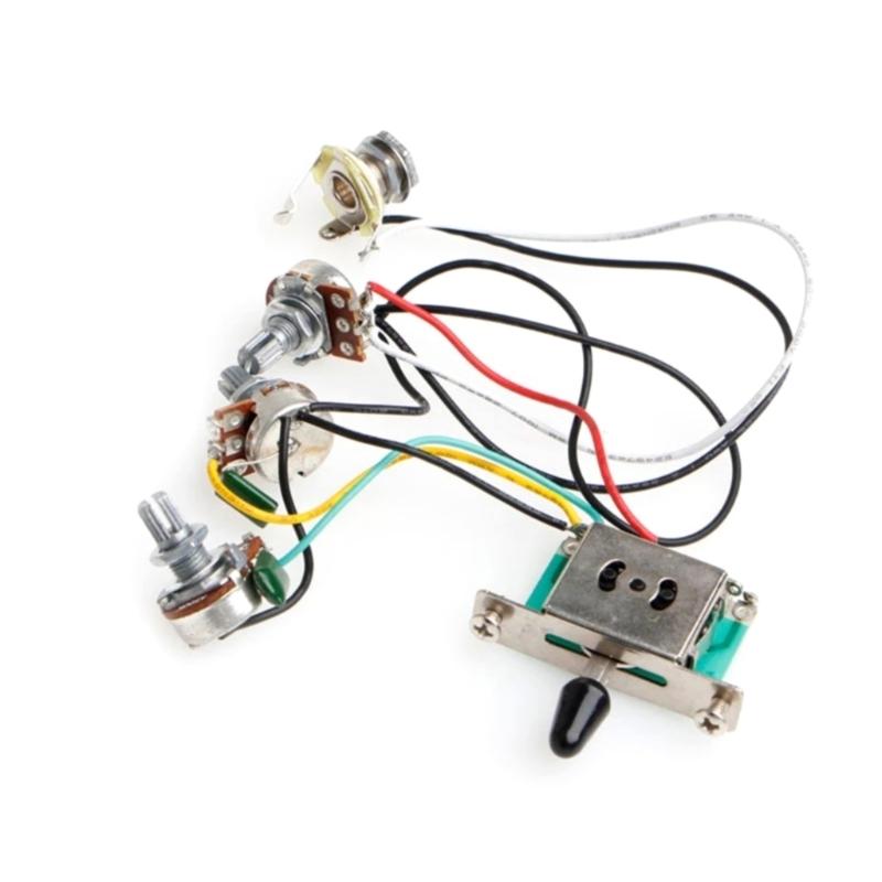 Premium Electric Guitar Wiring Harness Guitar Repair Component Pickup Harness Suitable for Clear Signal and Rich Tone