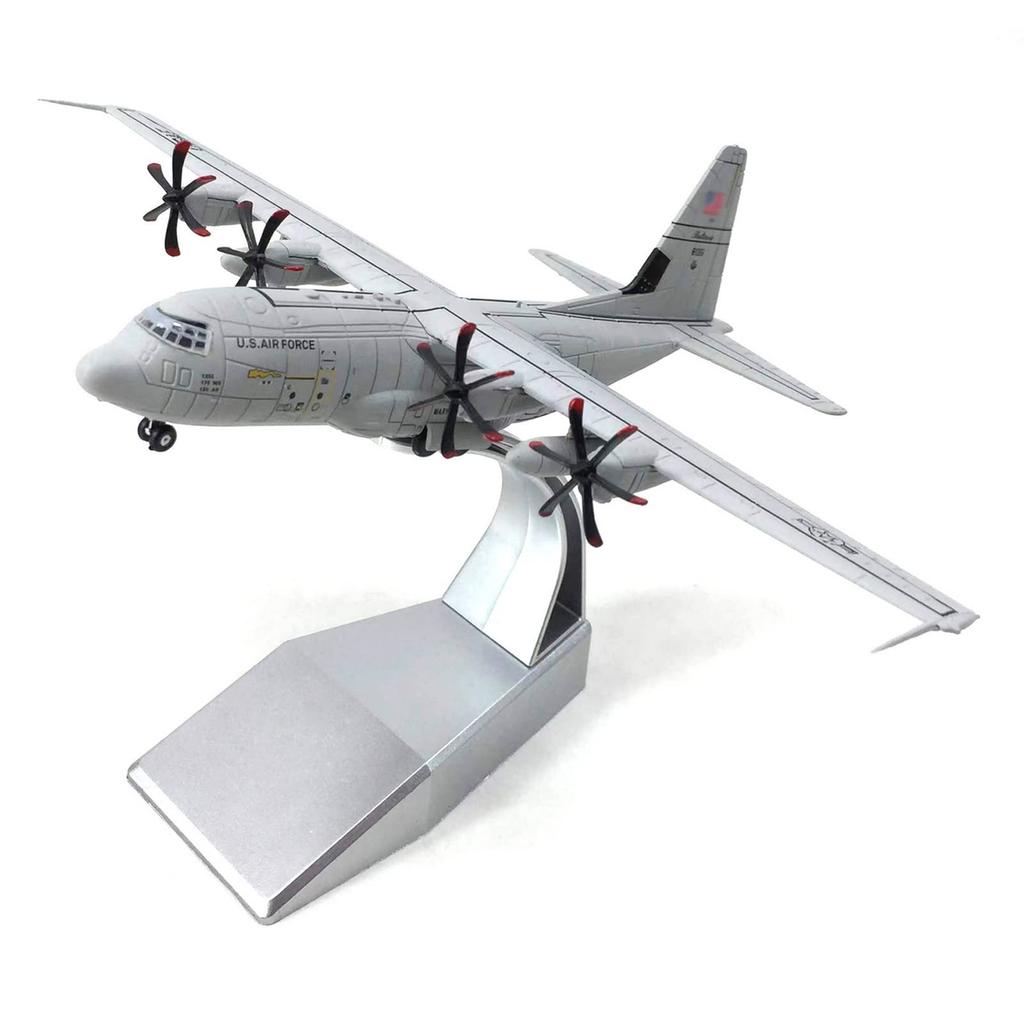 Alloy USAF Hercules Transport Aircraft Model Aircraft Model Simulation Aviation Science Exhibition Model Display Model 1200 C-130