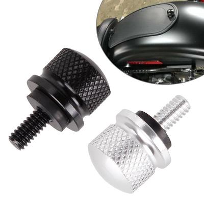 Harley Seat Screw Kit: Quick Release M6 Nuts for Motorcycle Seat Cushion & Fender Accessories