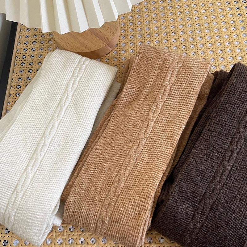 30% Wool Women Pantyhose Autumn Winter Comfortable Tights Girls Basic Bottom Leggings Long Stockings Black White Brown Grey