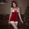 Christmas Costume Red Tube Top Hip Skirt Internet Celebrity Performance Dress Live Streaming Host Christmas Clothes