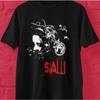 Vintage Chainsaw Horror Movie T Shirt for All Four Seasons, Suitable for Both Men and Women