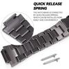 Korlexchi GM-2100 Metal Bracelet 316 Stainless Steel Quick-Release Watch Band Strap for Casio G-Shock GA-2100 GA-2110 Dark Silver 22mm