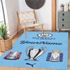 Manchester City Personalized Text Area Rug Perfect for Balcony Playrooms Study Room Kitchen Antislip Carpet Decorate Offices Gift for Festivals