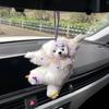 Cute Cartoon Ballet Boston Bear Pendants Soft Stuffed Animal Bear Keyrings  Bear Keyrings Dancing Bear Decoration Bag Charm