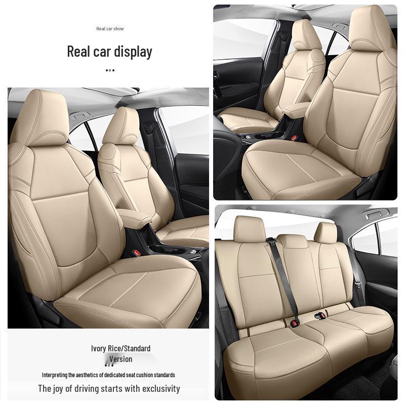 Pokrowce na siedzenia z prawdziwej skóry Toyota Corolla Cross – Pełne owinięcie, 24 modele, Kompatybilność całoroczna