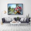 5D Diamond Painting Flowers DIY Wall Art Picture of Rhinestones Vase Diamond Embroidery Mosaic Decoration