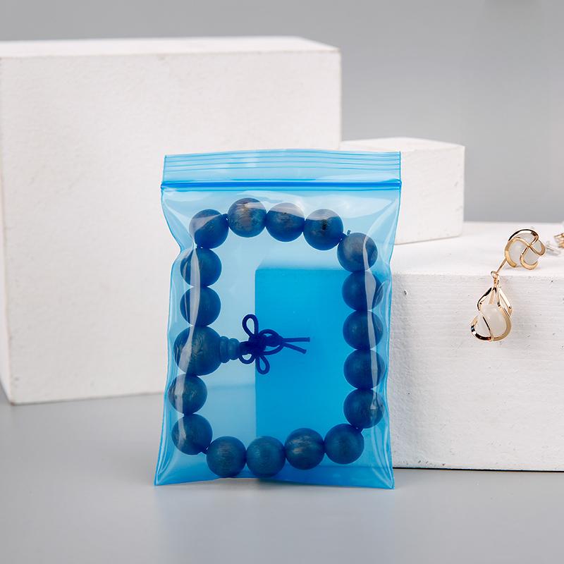 200pcs Colour Trumpet Self Sealing Bag Mini Transparent Thick Jewelry Packaging Bags Plastic Packing Storage Zipper Sealing Bag