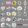50 Music Note & Cartoon Stickers for Journals, Guitars, Suitcases, Skateboards - Waterproof Decor