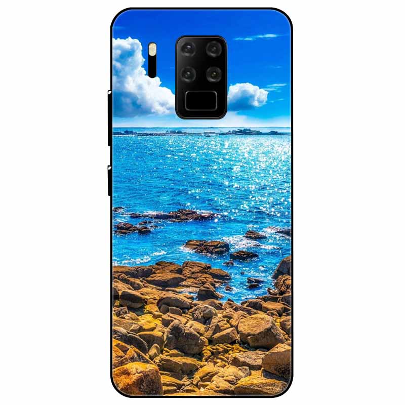 For OUKITEL C18 Pro C21 C21Pro Case Silicone Black Soft Protector Funda Capa for OUKITEL C21 Pro C18 Pro Cover TPU Cartoon Cover