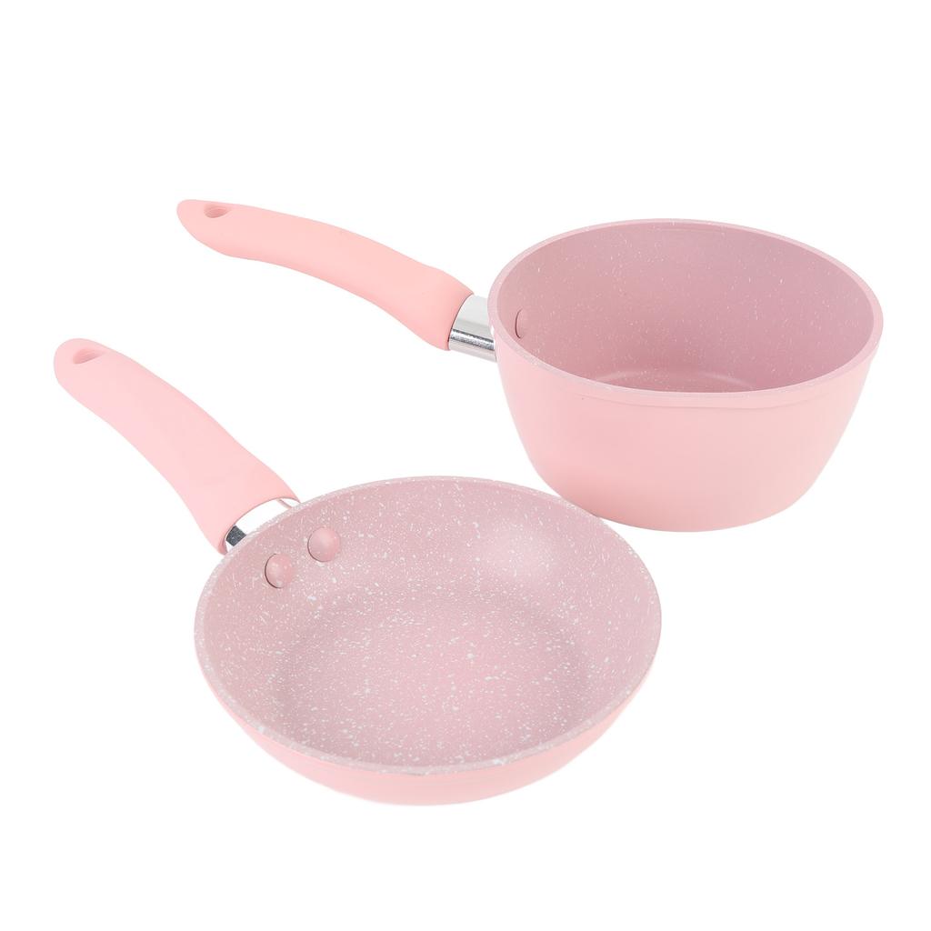 Frying Pan Anti Stick Aluminum Alloy Removable Soup Milk Pot for Electric Ceramic Stove
