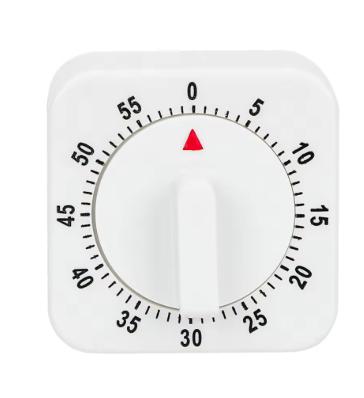 Mechanical Timer Kitchen Tools White Square Cooking Tools 60 Minutes Kitchen Timer Countdown Alarm Reminder белый