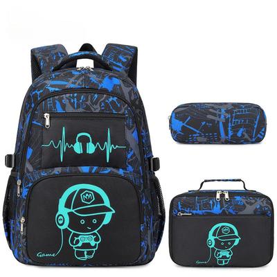 Backpack Fashionable Luminous Schoolbag Large-capacity Schoolbag for Junior High School Senior High School and College Students