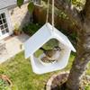 Plastic Hanging Bird Feeder Weatherproof Bird Feeding Station Bird Feeder House  Terrace