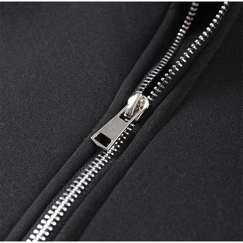 Casual Pullover Women Short Loose Autumn Winter Lapel Zippers Pockets Female's Hoodie Full Sleeve Solid Tops Lady Soft All-match