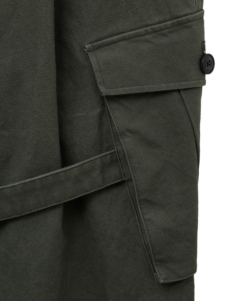 NOIRER Utility Strap Cargo Pants (Khaki)