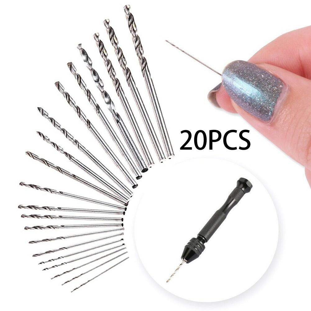20pcs Mini Drill Bit Set High Speed Steel  Drill