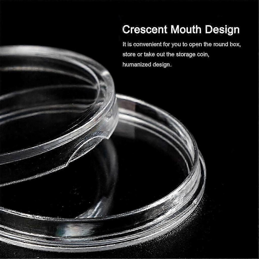 240 Pieces 30mm Coin Capsules Coin Holders for Collectors