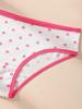 6 Stück/Set Damen Baumwoll-Slips Fashon Punkt Unterwäsche Niedrige Taille Slips Mädchen Slip Sexy Damen Unterhosen Weiche Damen Lingerie S-XL