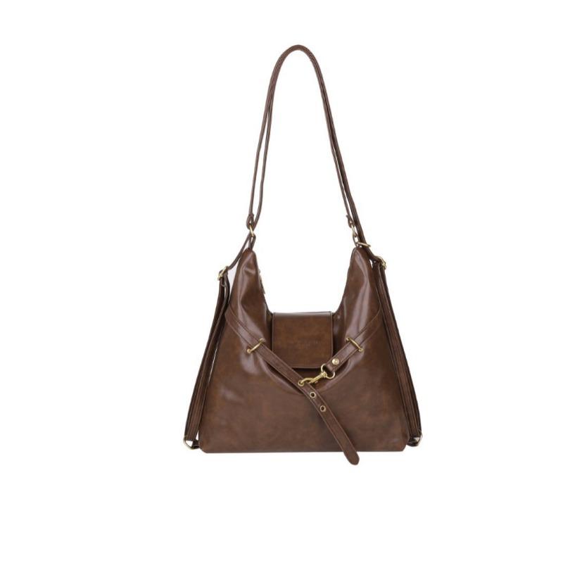Large Capacity Vintage Casual Commute Tote Backpack Unisex Daily Bag