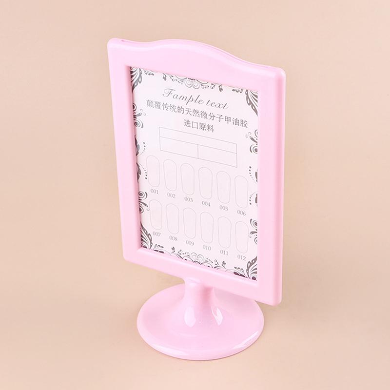 Nail Art Double-Sided Display Stand Nail Art Artwork Display Frame Nail Display Board False Nail Display Rack Gel Polish Holder