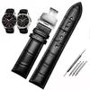 Для годинника CASIO Серії MTP-1303 MTP-1375 MTP-1374 MTH-5001L Ремінець Бізнес-шкіра Коров'я Шкіра Чорний Коричневий 18мм 20мм 22мм