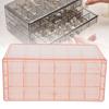 Jewelry Box 3 Layer 72 Cells Antioxidant Acrylic Clear Jewelry   for Earring Necklace