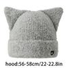 Winter Cute Cat Ear Plush Hat Warm Beanie Winter Pullover Caps for Womens Girls