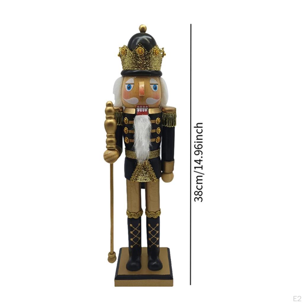 Nussknacker Figur Weihnachtsdekoration Sammlerstück Holzpuppe Ornament für