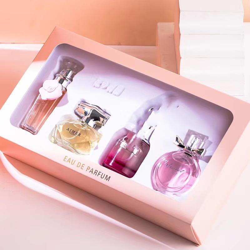 High-End Long-Lasting Cross-Border Fragrance Set: Women's Perfume Gift Box & Men's Cologne