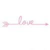 Love Arrow Wall Sticker Home Decoration For Bedroom Living Room Decor Wall Stickers Mural Vinyl Decorative Wallpaper Wall Decor