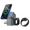 Qi2 Certified 3-in-1 MagSafe Wireless Charger for Apple & Samsung Phones & Watches