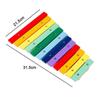 Toy Xylophone For Children With 12 Tones Beautiful Carillon Early Childhood Education Puzzle Music Hand Knock On Piano Toy