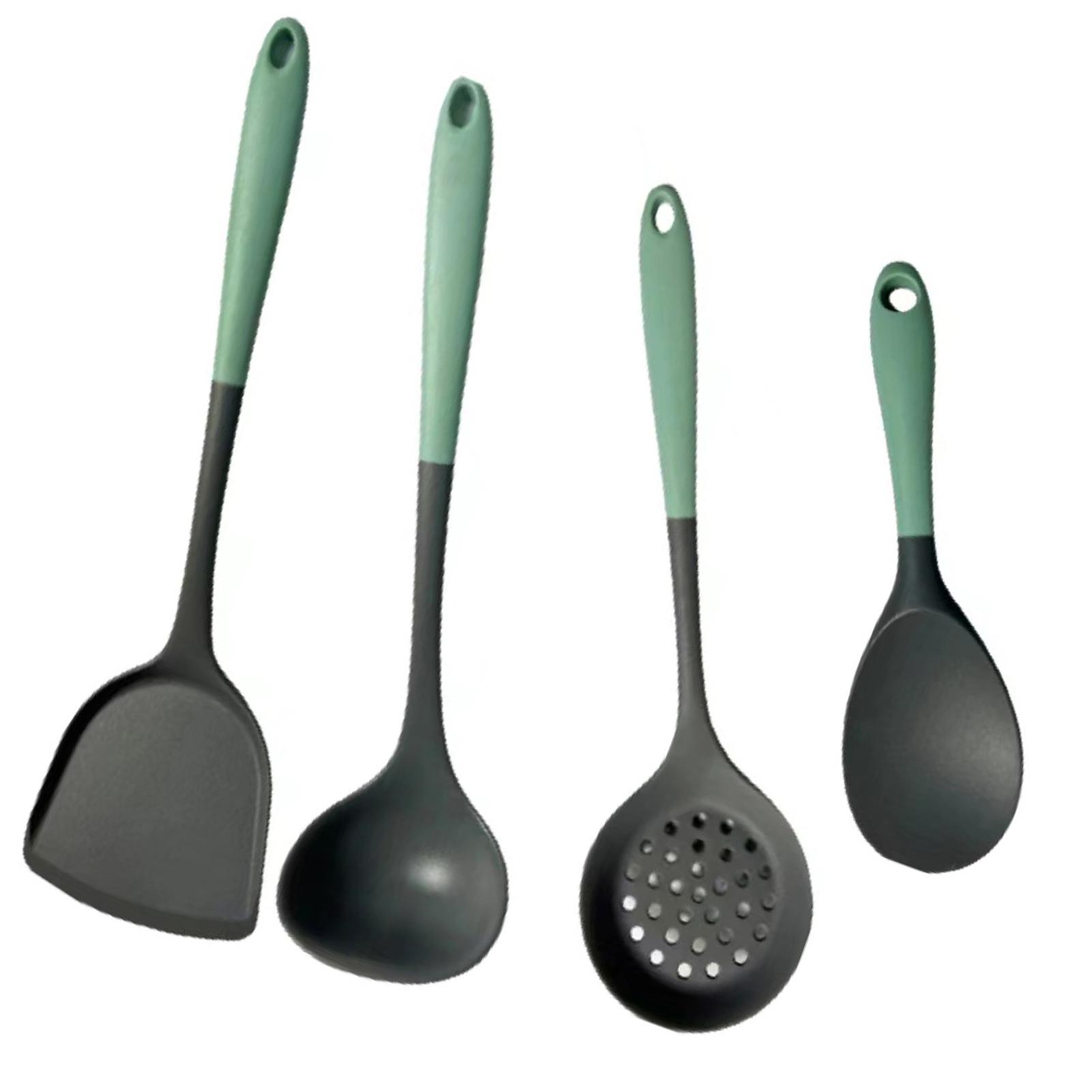 

New 4PCS/SET Silicone Spatulas And Spoons for Household High-temperature Cooking Cooking Spatulas And Kitchen Utensils Tool Set