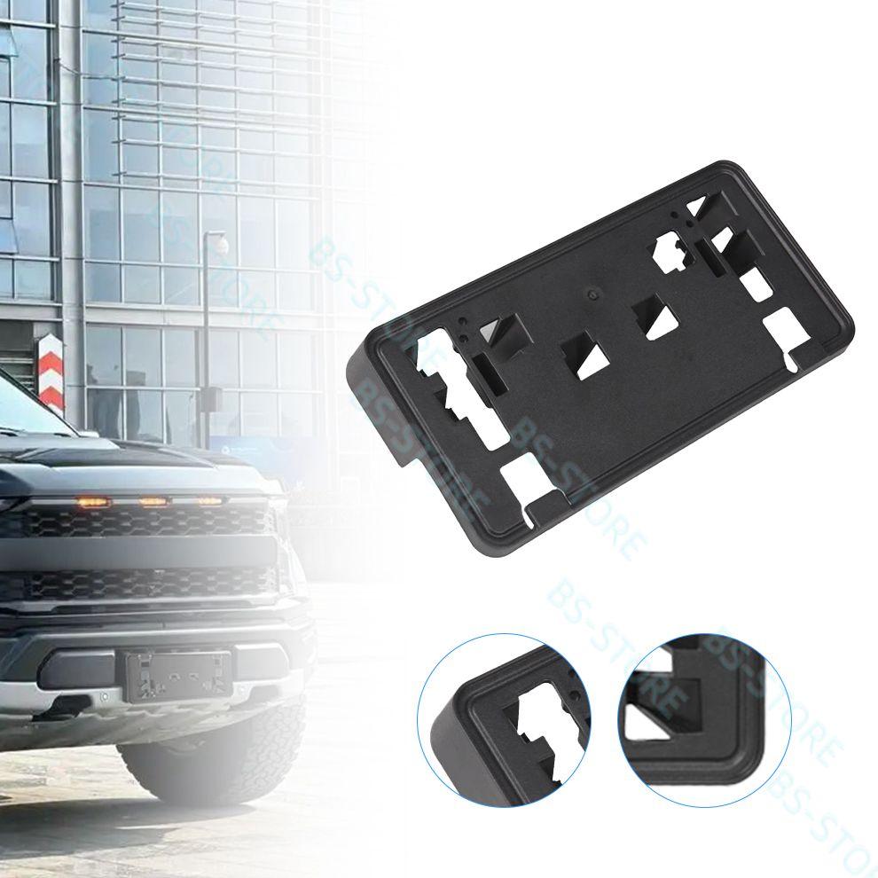 1PC Black Auto Front License Plate Frame For Ford F-150 (Except Raptor) 2.7l 3.0l 3.5l V6 Engines 2025 2025 2025 ML3Z-17A385-BB
