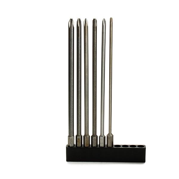 Buy 6pcs 150mm 3mm-6mm Magnetic Hex Cross Head Screwdriver Bit Set ...